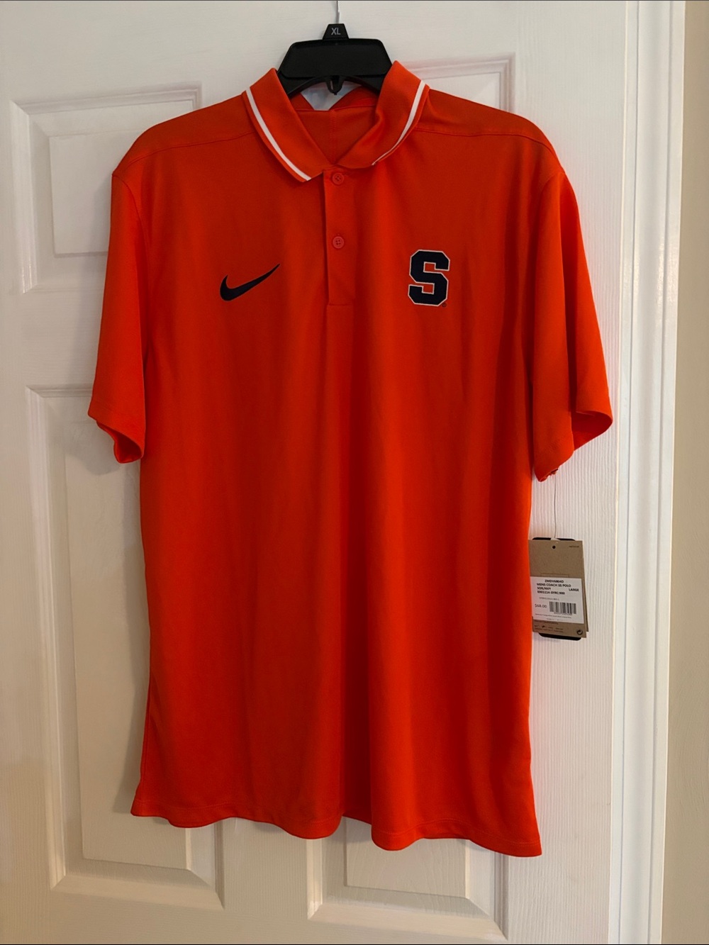 Nike Men’s Syracuse orange polo shirt men’s size large